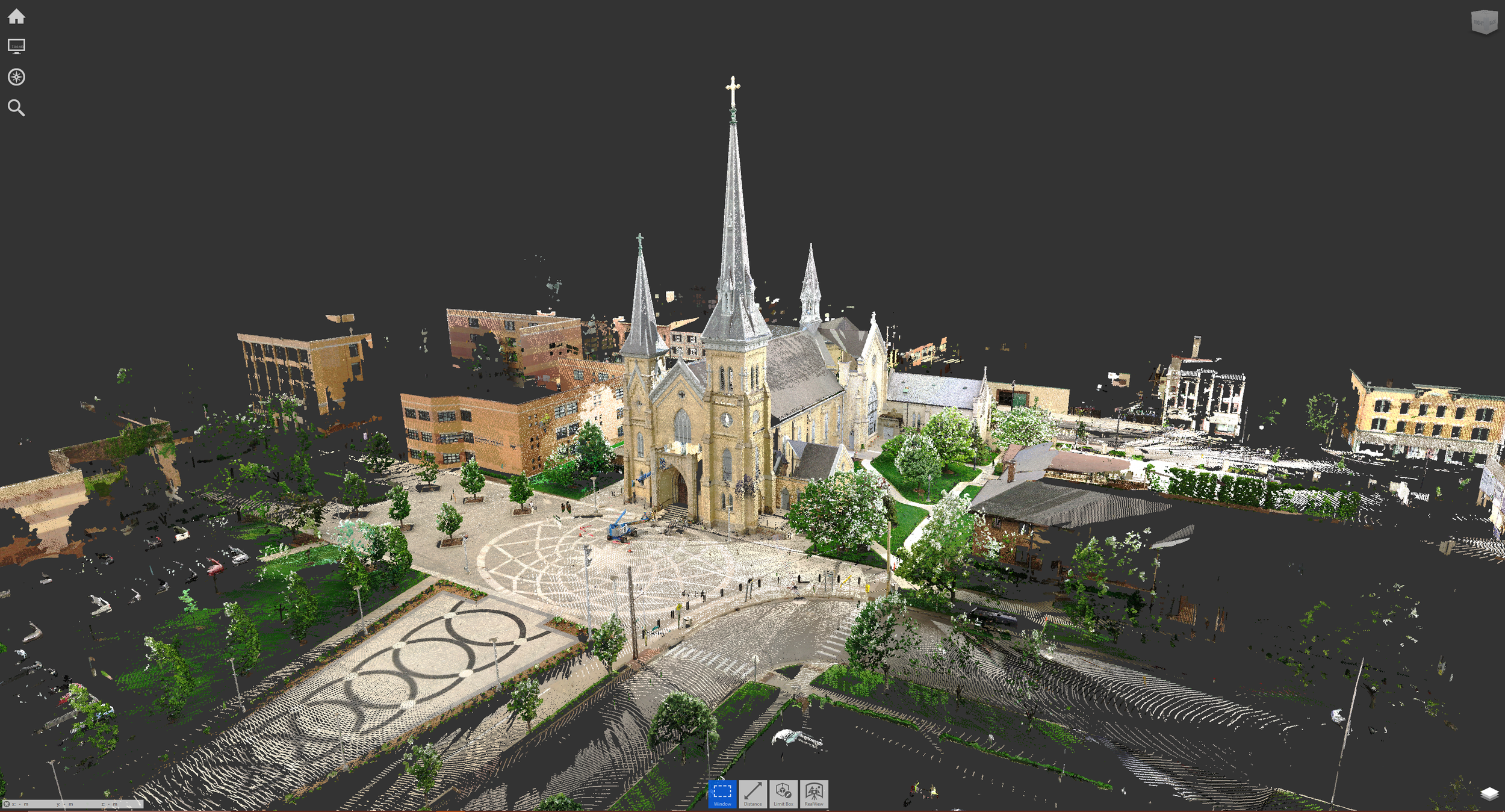 3D laser scanning point cloud
